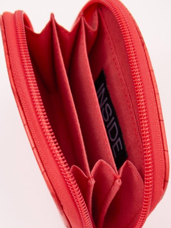 In side Cartera polipiel croc coral Grandes ahorros