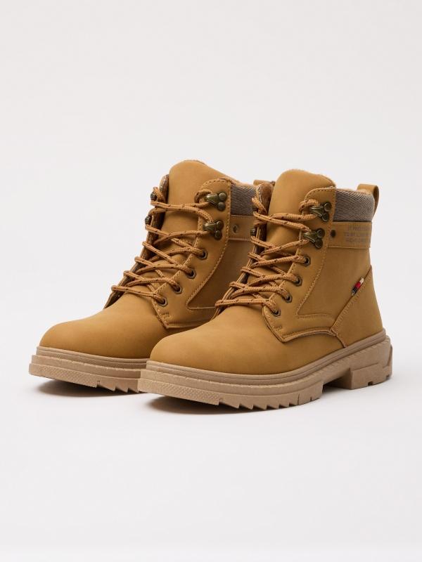 In side Bota montañera combinada cuello Outlet