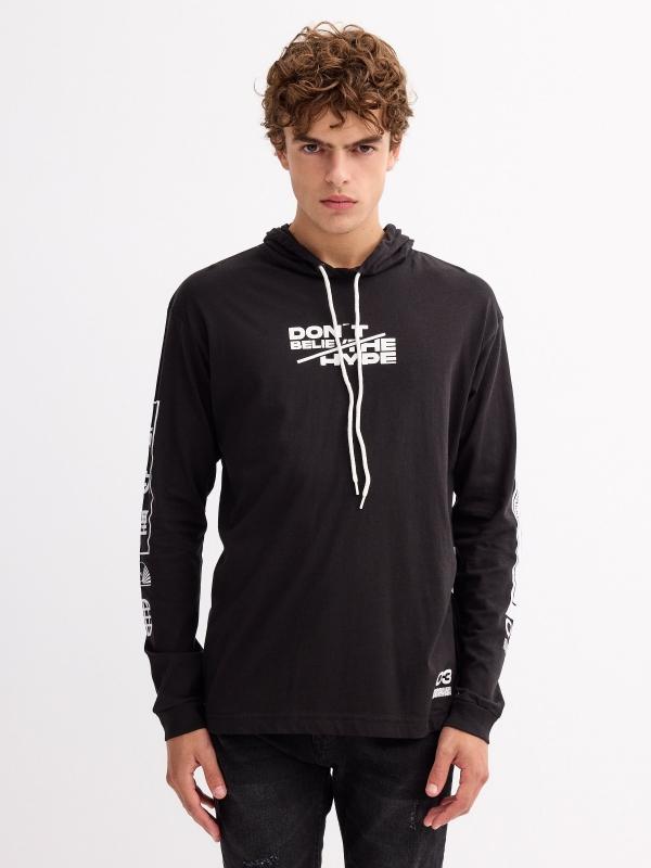 In side Camiseta capucha estampada Los más vendidos