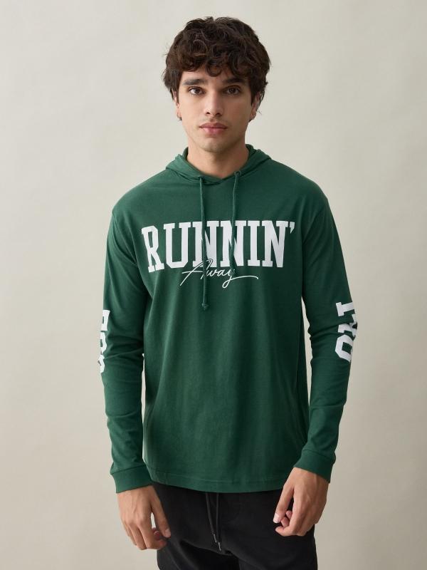 In side Camiseta college capucha Ventas relámpago