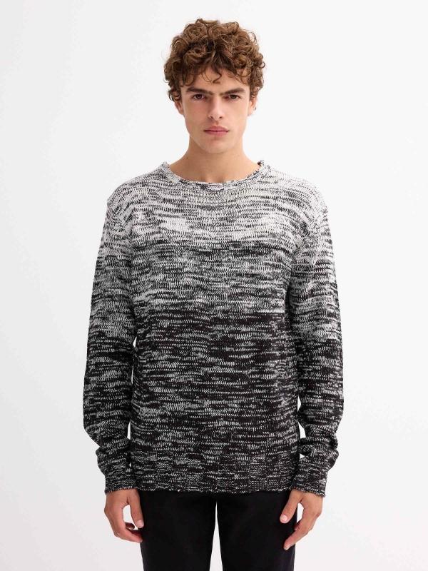 In side Jersey jaspeado combinado Liquidación