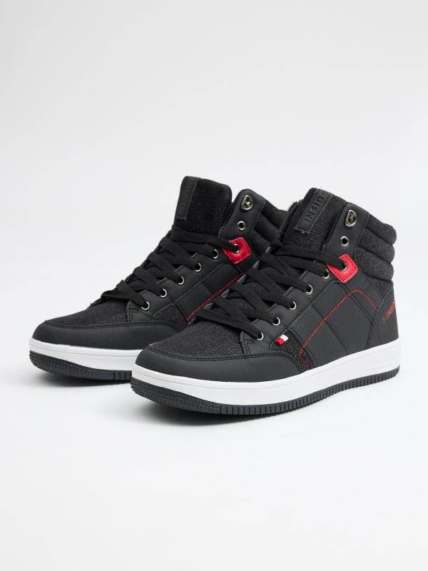 In side Bota deportiva denim combinada Envío gratis