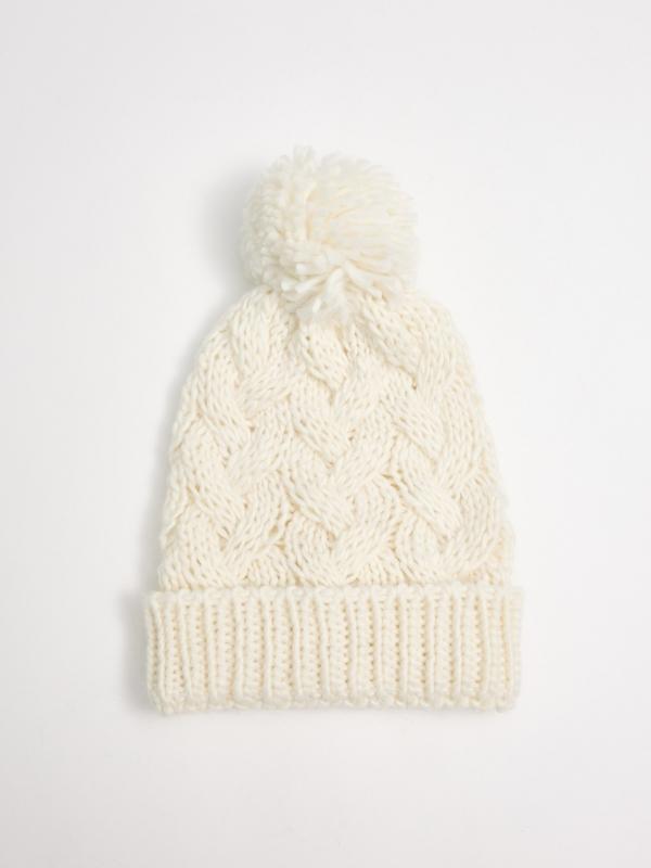 In side Gorro trenzado pompón ÚLTIMAS EDICIONES