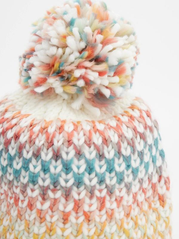 In side Gorro multicolor con pompón Promoción por tiempo limitado