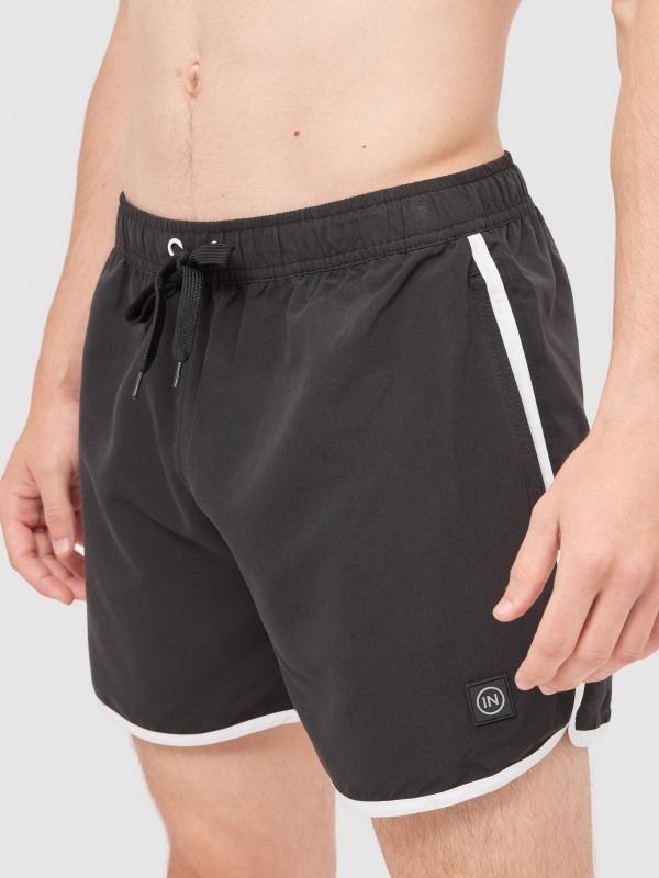 In side Bañador corto ribete contraste Oferta exclusiva