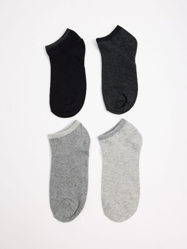 In side Pack 4 calcetines tobilleros