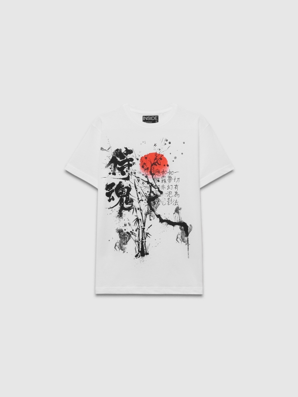In side Camiseta manga corta estampado oriental Devoluciones gratuitas
