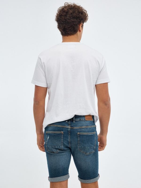 In side Bermuda denim skinny Outlet