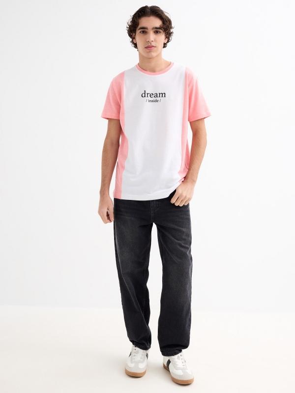 In side Camiseta Color Block Outlet online