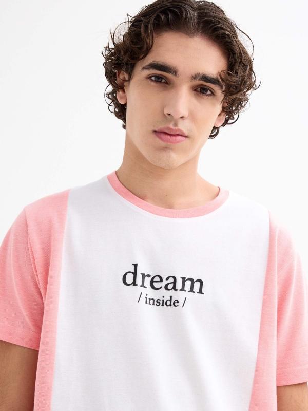 In side Camiseta Color Block Outlet online