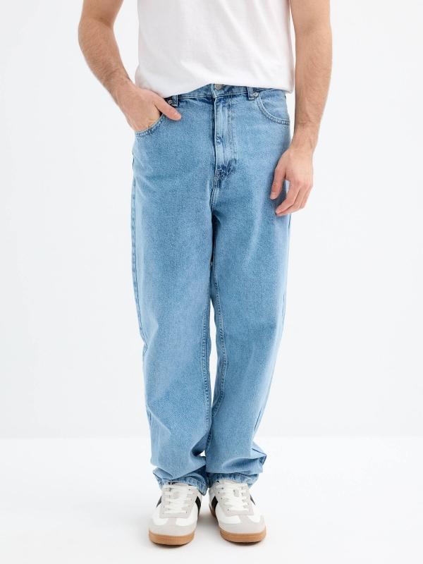 In side Jeans Baggy Denim Venta caliente