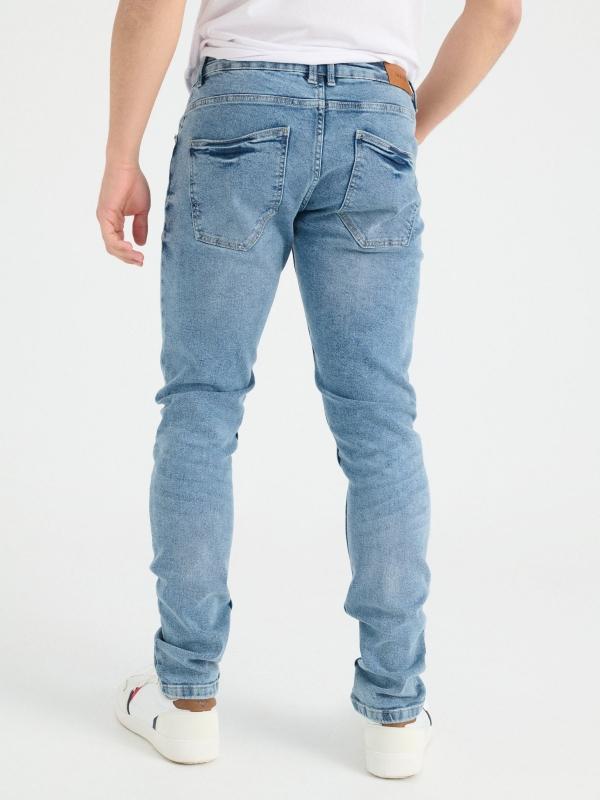 In side Jeans slim azul rotos Gran oferta