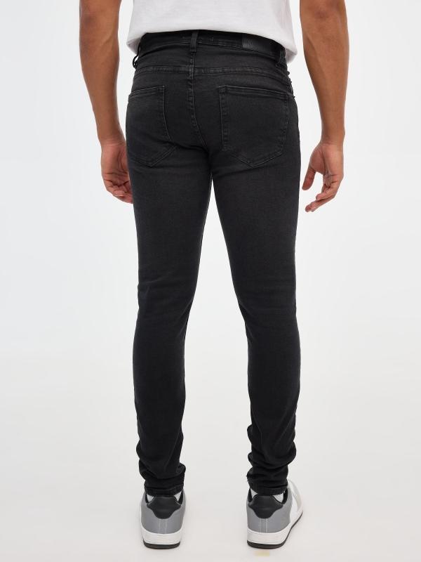In side Jeans Skinny negros Rebajas baratas