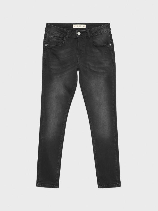 In side Jeans super slim negro lavado Rebajas de fábrica