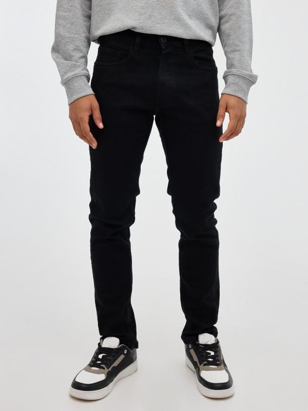 In side Jeans slim negros Ventas relámpago