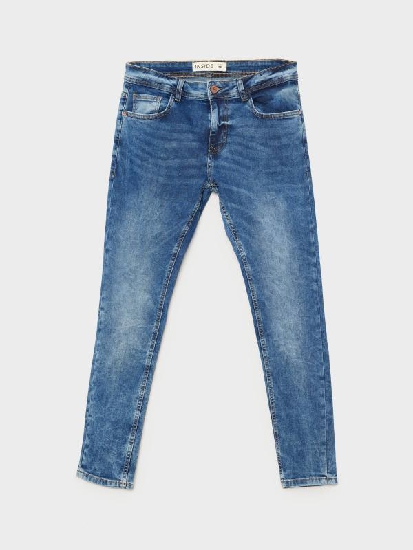 In side Jeans super slim azul lavado Tienda