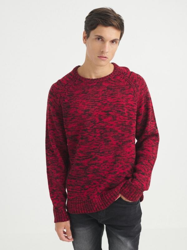 In side Jersey de punto jaspeado