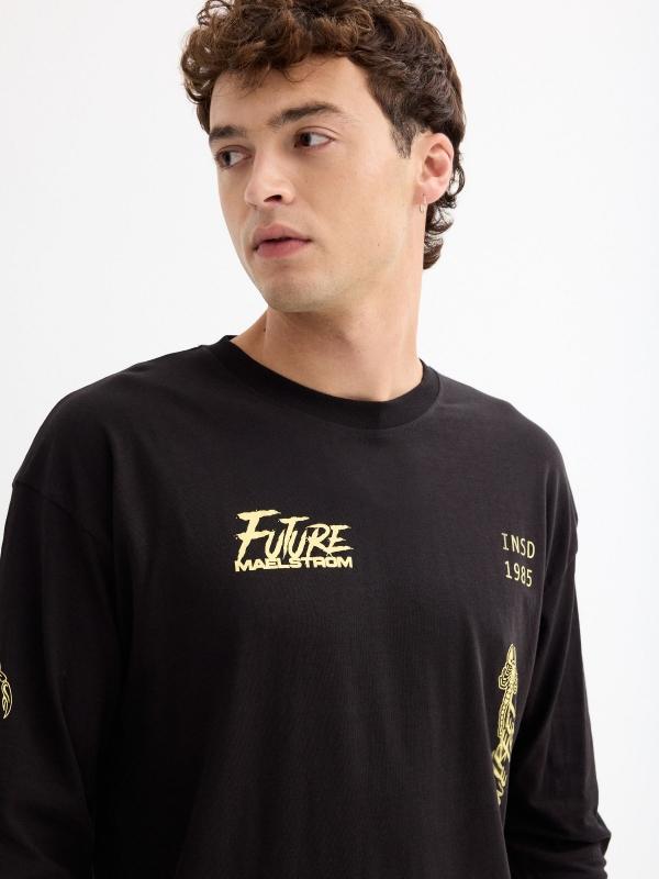 In side Camiseta estampado urbano En línea