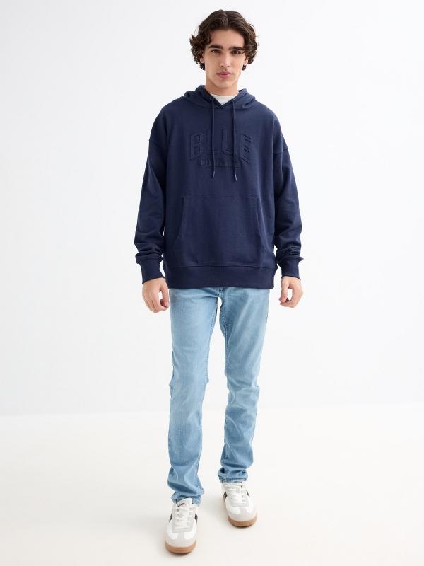 In side Sudadera con capucha Blue Reflection Rebajas