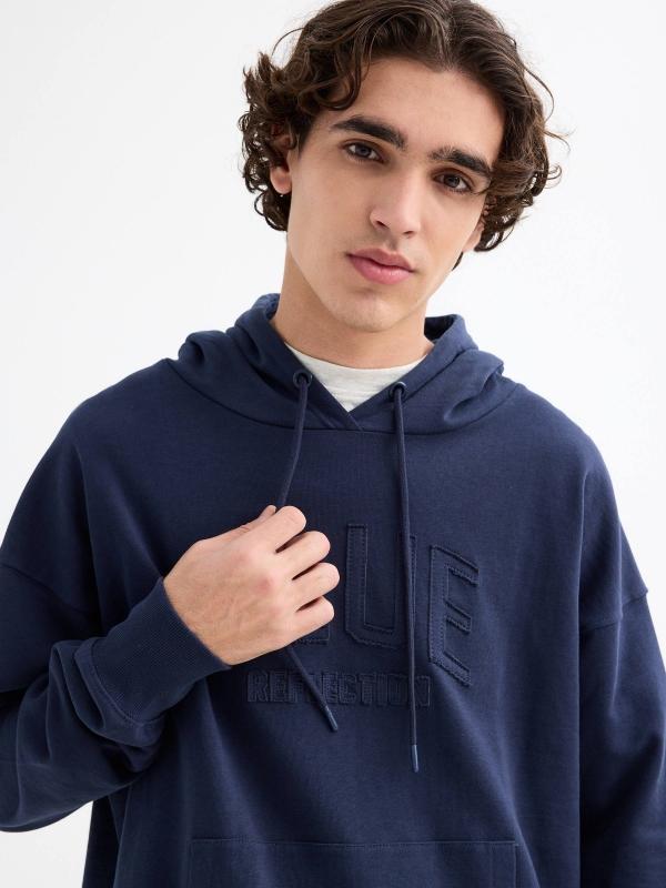 In side Sudadera con capucha Blue Reflection Rebajas
