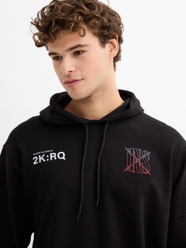 In side Sudadera capucha print Gran oferta