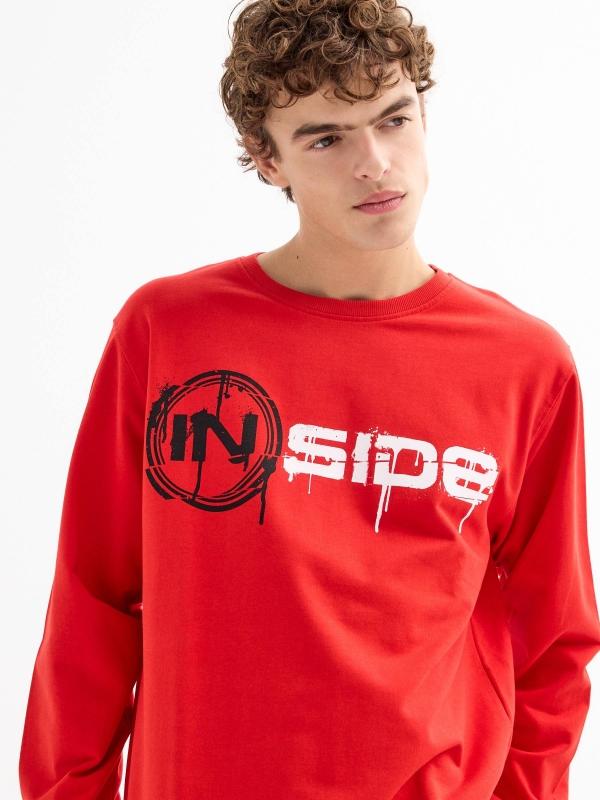 In side Sudadera sin capucha con logo Tienda