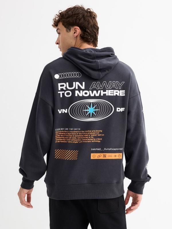 In side Sudadera Run Away To Nowhere Rebajas online