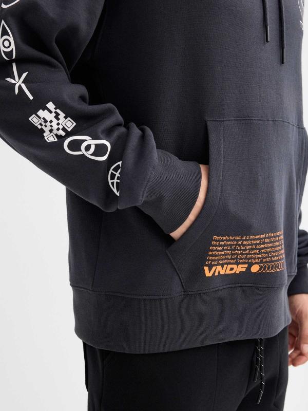 In side Sudadera Run Away To Nowhere Rebajas online
