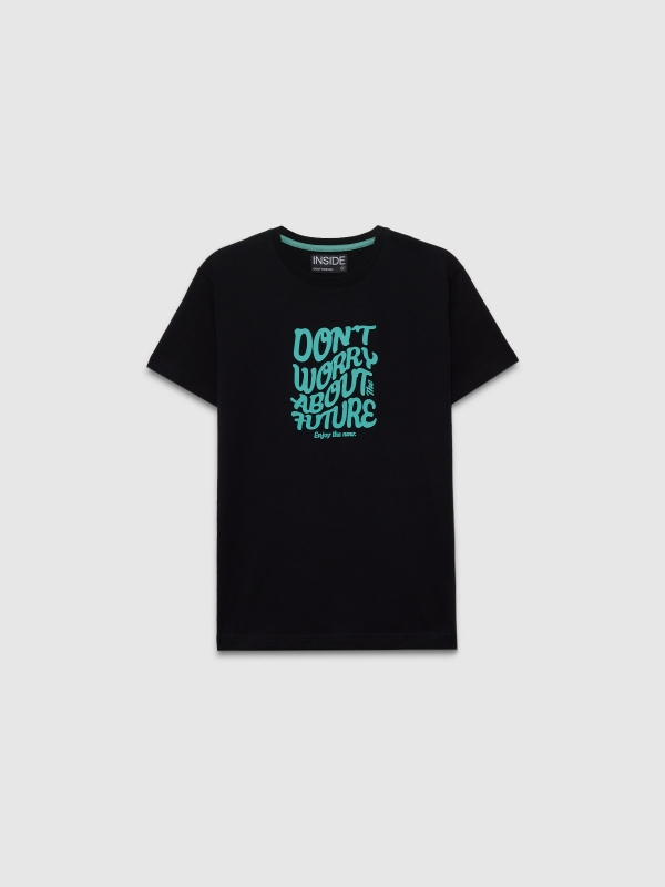 In side Camiseta manga corta texto Don't Worry Últimos 2 días