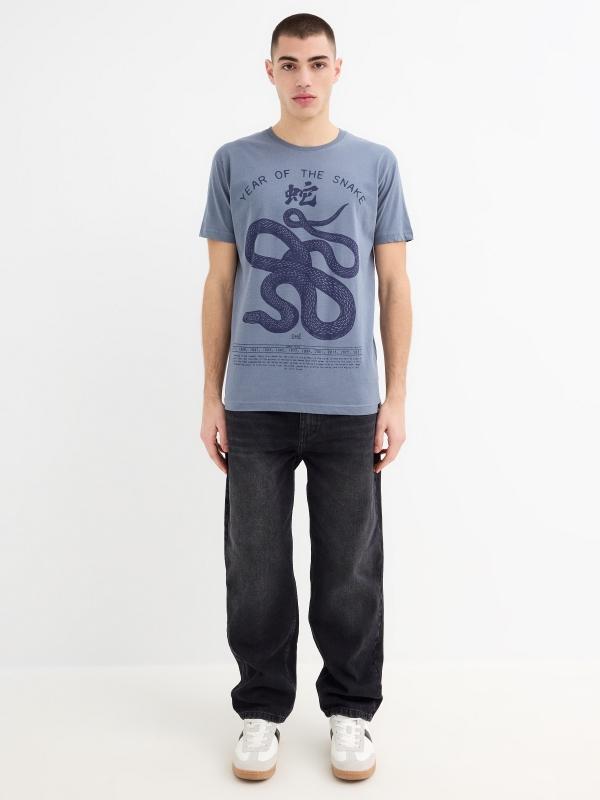 In side Camiseta manga corta Snake En oferta