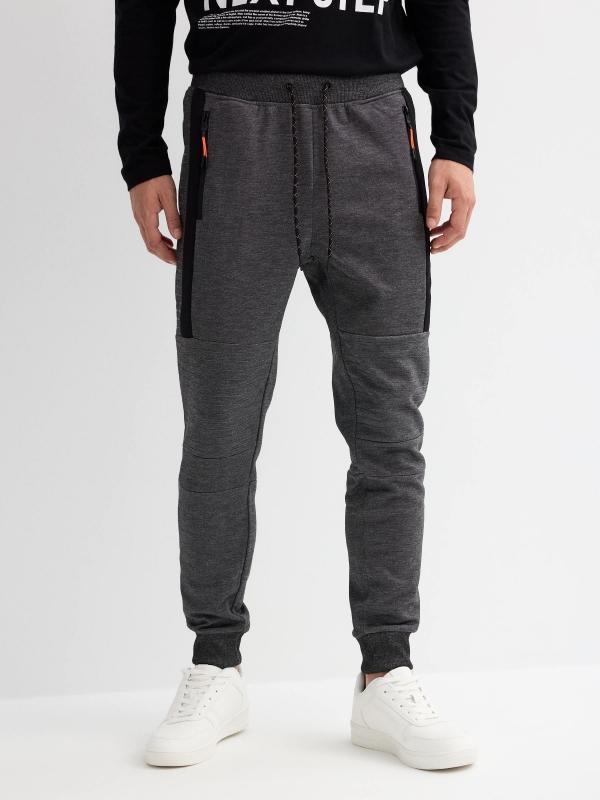 In side Pantalón jogger con cremalleras Ofertas de temporada