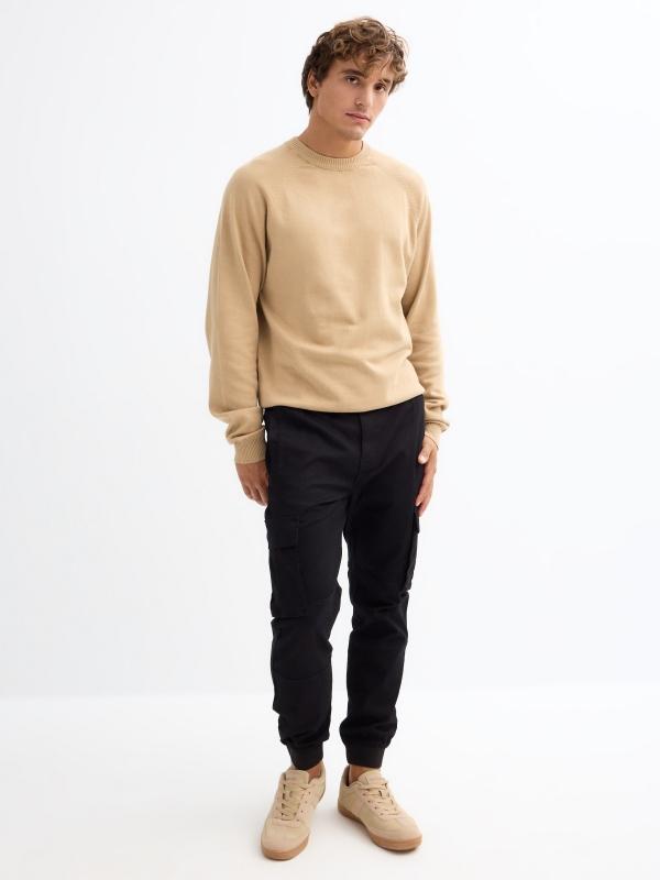 In side Pantalón jogger perneras con bolsillos Outlet