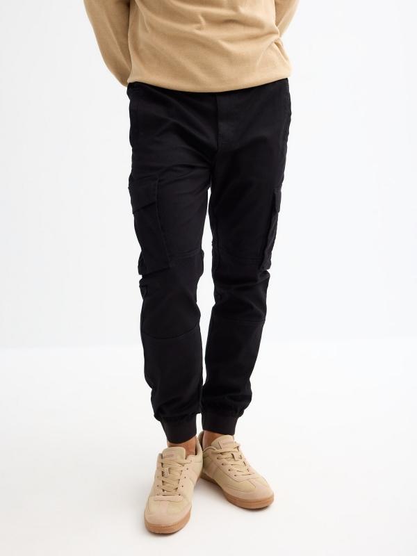 In side Pantalón jogger perneras con bolsillos Outlet