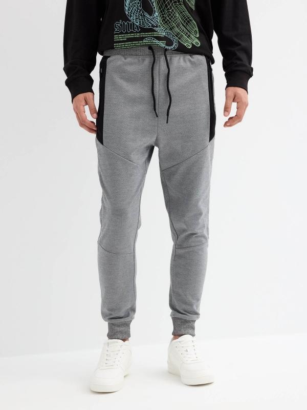 In side Pantalón jogger con texturas Rebajas baratas
