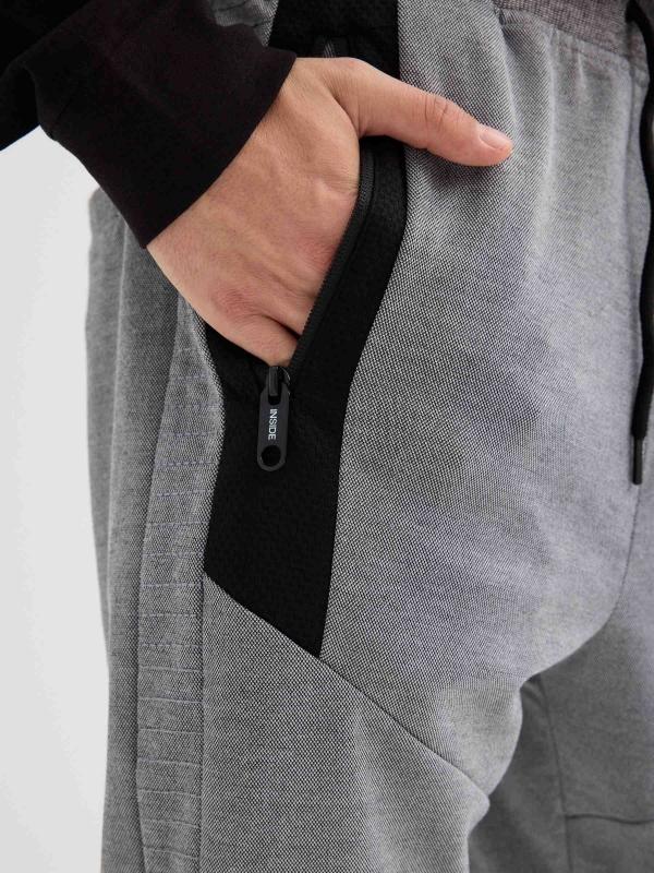In side Pantalón jogger con texturas Rebajas baratas