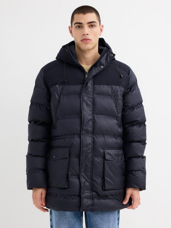 In side Parka con capucha