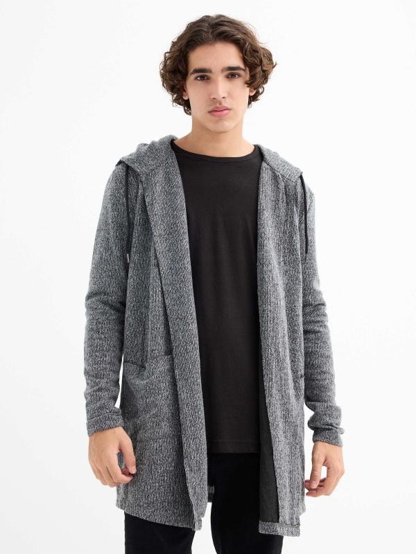 In side Chaqueta de punto abierta