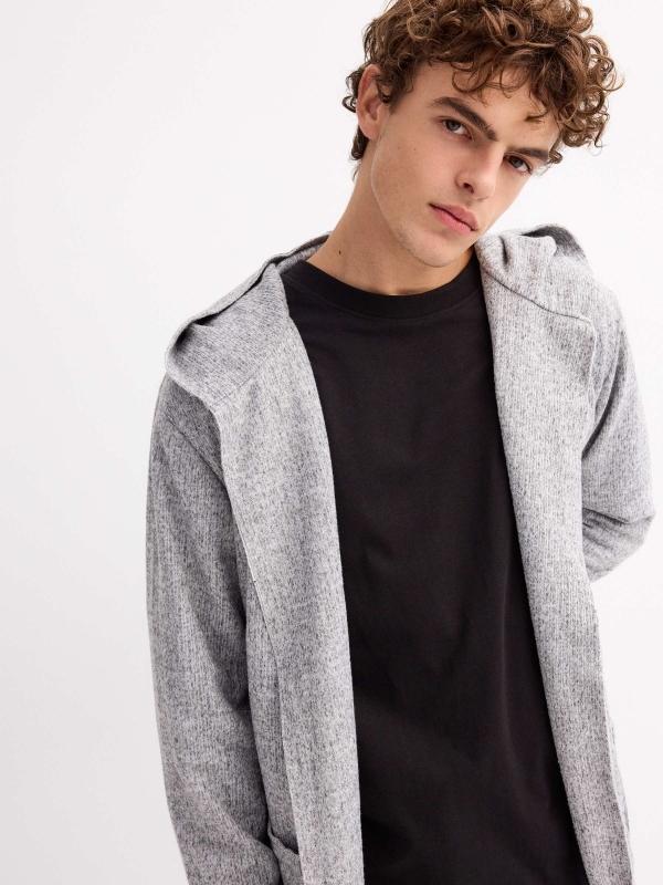In side Chaqueta abierta con capucha Superdescuento