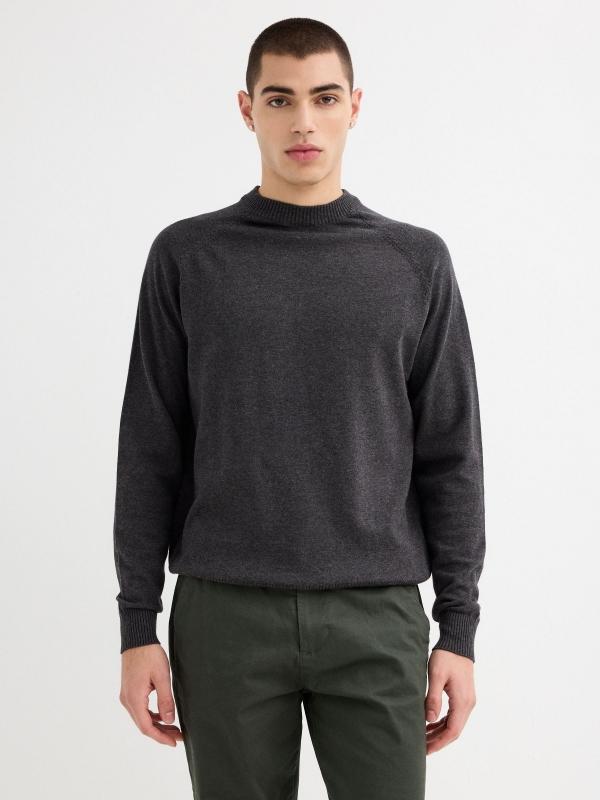 In side Jersey liso cuello redondo