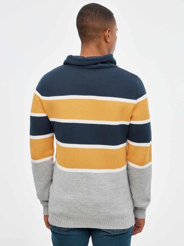 In side Jersey cuello alto de rayas Grandes ahorros