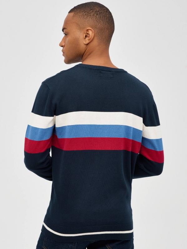 In side Jersey regular con rayas Rebajas de fin de temporada