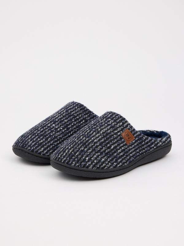 In side Zapatillas de casa punto jaspeado Gran oferta