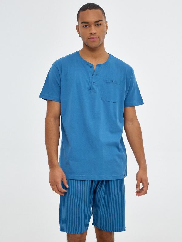 In side Pijama de hombre pantalón rayas