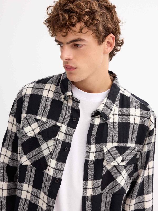 In side Camisa franela de cuadros ÚLTIMAS EDICIONES