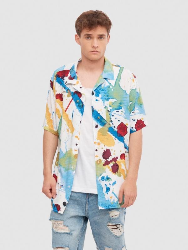 In side Camisa acuarela