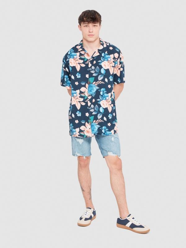 In side Camisa flores Grandes descuentos