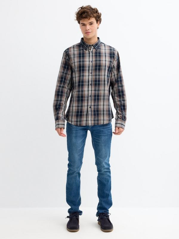 In side Camisa regular estampado cuadros Envío internacional gratuito