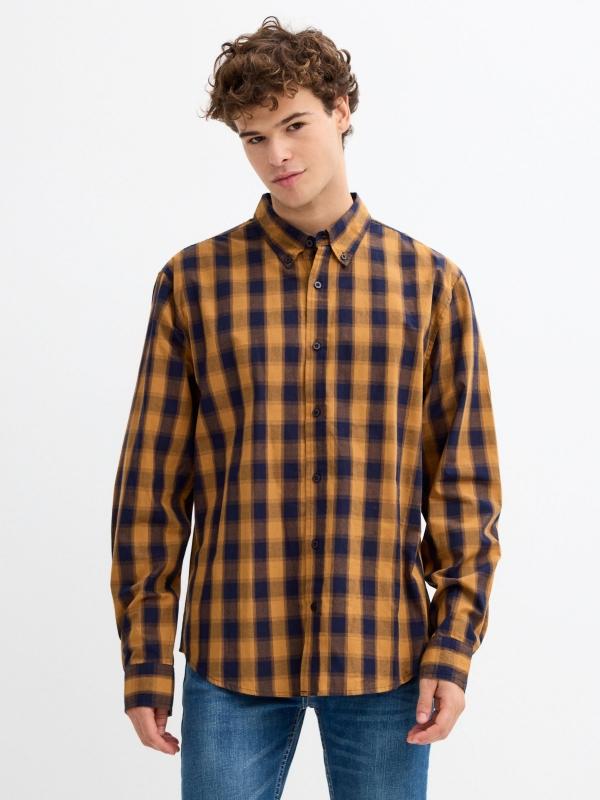 In side Camisa de cuadros casual