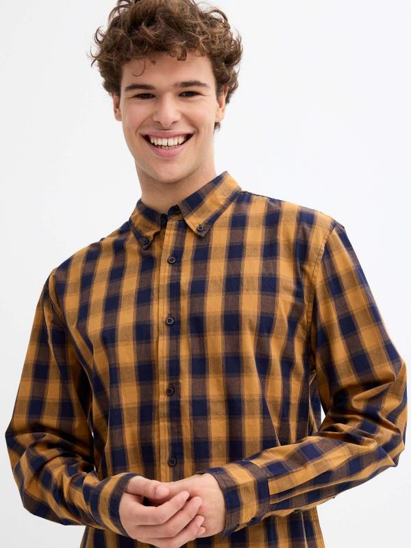 In side Camisa de cuadros casual Tienda de fábrica
