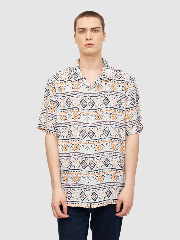 In side Camisa étnica